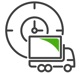 Brand Icons_Black_Outline_Green_RGB_DeliveryTruckClock_RGB