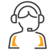 Brand Icons_Black_Outline_Orange_RGB_CustomerService_RGB