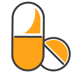 Brand Icons_Black_Outline_Orange_RGB_MedicationPills1_RGB